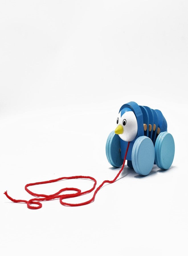 justhandmade Just Handmade Wooden Caterpillar | Airplane Pull Along Toy for Kids, Colors May Vary (Combo of 2) - Image 3